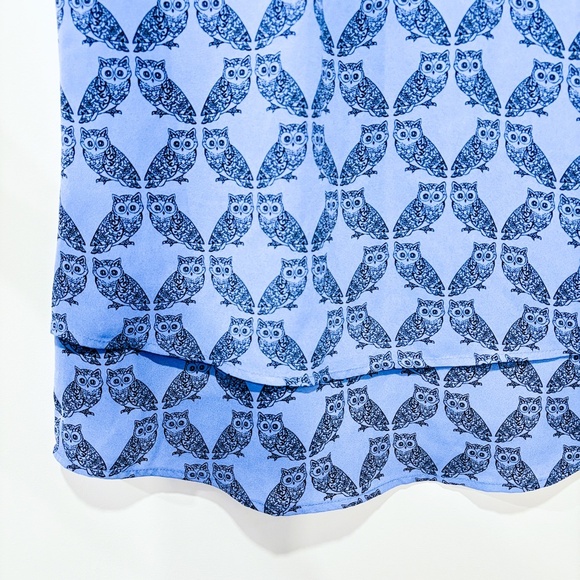 REITMANS Blue blouse with owls - Picture 7 of 8